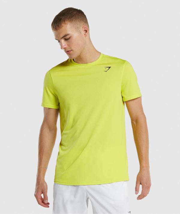 Panske Tricka Gymshark Arrival Regular Fit Žlté | UX6250937